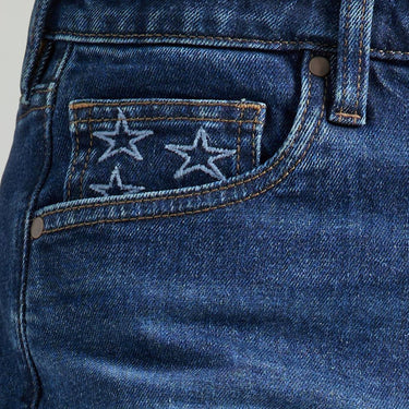 Wrangler Women's Retro High Rise Bailey Shorts (Indigo) Size 27A