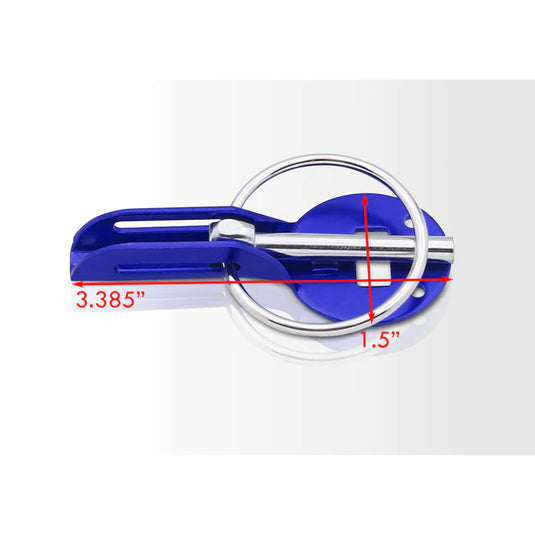 Universal Hood Lock Pins Blue (Sparco Style)