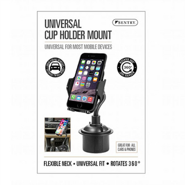 Sentry Universal Bendy Cup Holder Phone Mount for Car