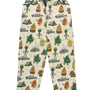 Lazy One Women's Regular Fit PJ Pant (Vintage Camping) Size S