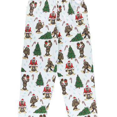 Lazy One Women's Regular Fit PJ Pant (Christmas Bigfoot) Size M