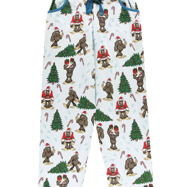 Lazy One Women's Regular Fit PJ Pant (Christmas Bigfoot) Size M