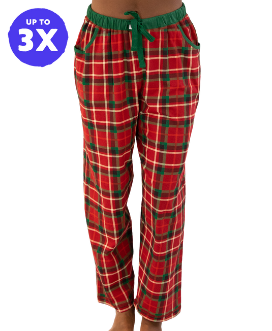 Christmas Plaid Women's Regular Fit PJ Pant 3XL