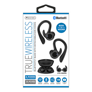 Sentry True Wireless Sport Hook Buds