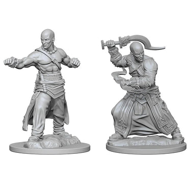 Pathfinder Deep Cuts Unpainted Miniatures: W01 Human Male Monk