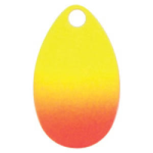 Fish Eye Tackle Blades #5 Indiana Splash 3ct (Orange/Yellow)