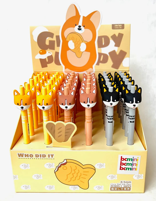 Corgi Retractable Gel Pen (sold separately)