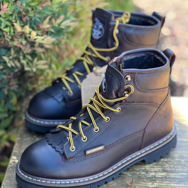Georgia Men's 6" Lace To Toe Soft Toe Boot (Brown) Size 10.5W