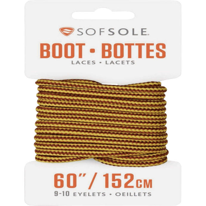 SOF Sole 60 In. Gold-Brown Boot Laces