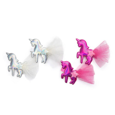 Iridescent Unicorns Hairclips