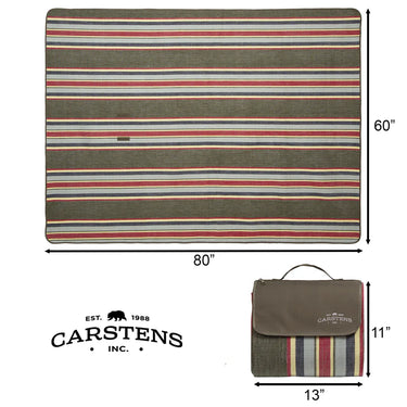Carstens Field Stripe Woven Picnic Blanket
