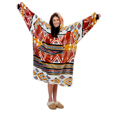 Carstens Arrowhead Earth Hooded Blanket
