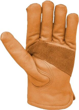 Wells Lamont Men's Timber Buffalo Hide Driver Gloves (Tan) Size XL