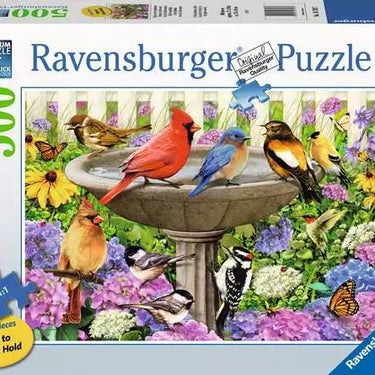 Jigsaw Puzzle At the Birdbath - 500 Pieces
