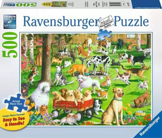 Load image into Gallery viewer, Jigsaw Puzzle At the Dog Park - 500 Pieces
