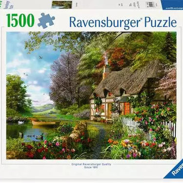 Jigsaw Puzzle Country Cottage - 1500 Pieces Puzzle