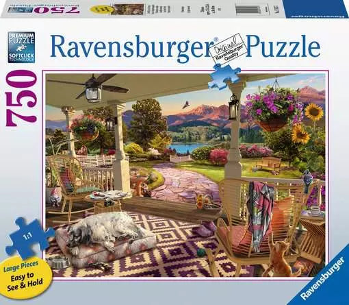 Load image into Gallery viewer, Jigsaw Puzzle Cozy Front Porch - 750 Pieces
