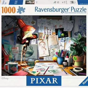 Jigsaw Puzzle Disney Pixar: The Artist's Desk - 1000 Pieces Puzzle