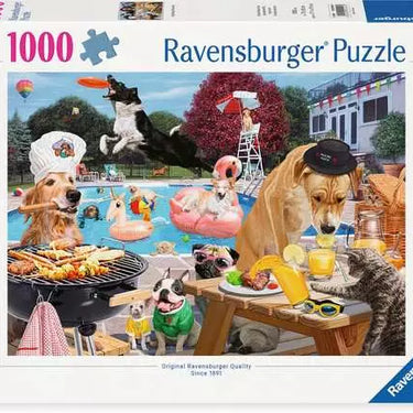 Jigsaw Puzzle Dog Days of Summer - 1000 Pieces Puzzle