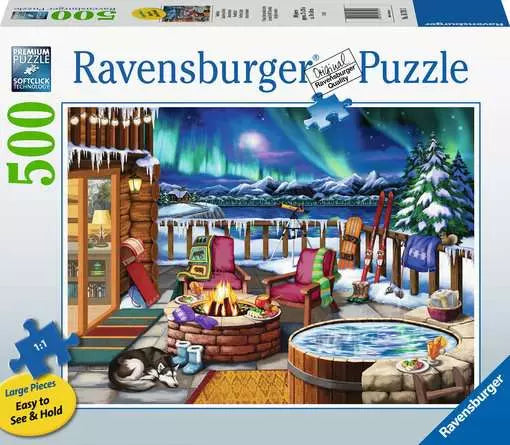 Load image into Gallery viewer, Jigsaw Puzzle Northern Lights - 500 Pieces
