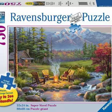 Jigsaw Puzzle Riverside Livingroom - 750 Pieces