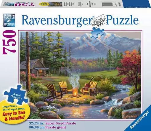 Load image into Gallery viewer, Jigsaw Puzzle Riverside Livingroom - 750 Pieces
