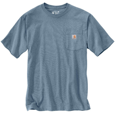 Carhartt Loose Fit Heavyweight Short-Sleeve Pocket T-Shirt (Thundercloud Heather) Size 4XL
