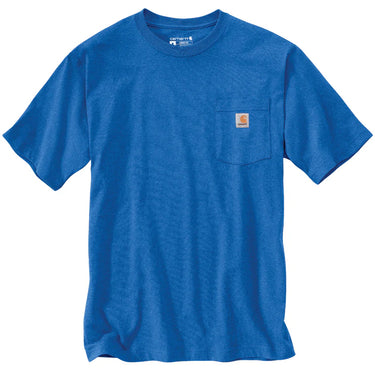 Carhartt Loose Fit Heavyweight Short-Sleeve Pocket T-Shirt (Beacon Blue Heather) Size S