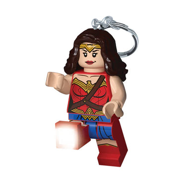 LEGO DC Super Heroes Large 3 Inch Tall Figure Keychain Light - Wonder Women