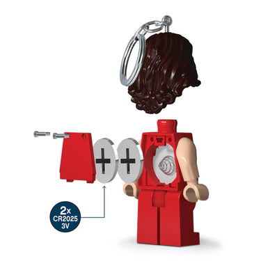 LEGO DC Super Heroes Large 3 Inch Tall Figure Keychain Light - Wonder Women