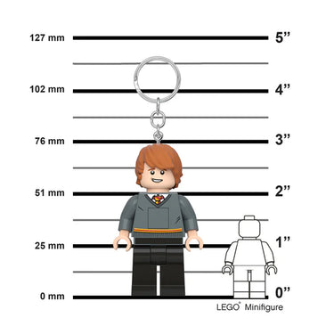 LEGO Harry Potter Large 3 Inch Tall Figure Keychain Light - Ron Weasley