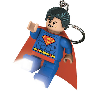 LEGO DC Super Heroes Large 3 Inch Tall Figure Keychain Light - Superman