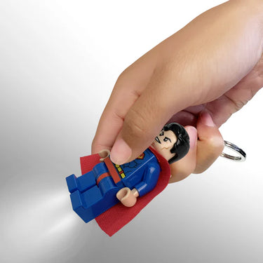 LEGO DC Super Heroes Large 3 Inch Tall Figure Keychain Light - Superman