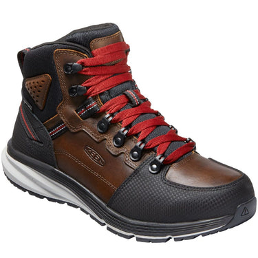 Keen Utility Red Hook Wp Mid Soft Non-Safety Toe Mens Boots (Brown) Size 8 1/2D