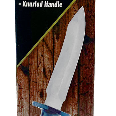 Sona Enterprises 6.25" Hunting Knife Rubberized with Knurled Handle