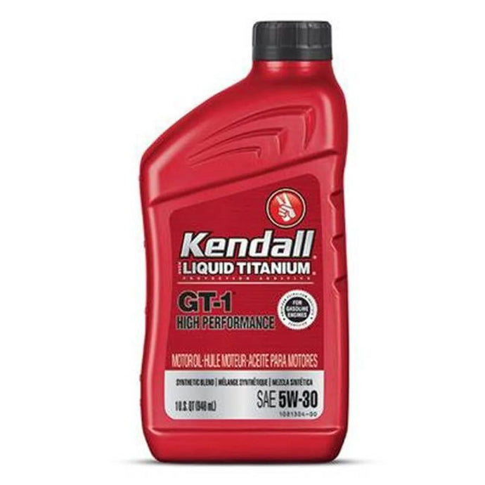 Kendall 5W-30 GT-1 Semi-Synthetic High Performance Motor Oil (1 Qt)