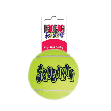 KONG Air Dog Squeaker Tennis Ball Dog Toy Large