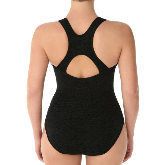 Polyester Krinkle Active Back (Black) Size 24W