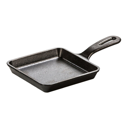 Lodge  5.5-Inch Square Cast Iron Skillet, 3/4" deep