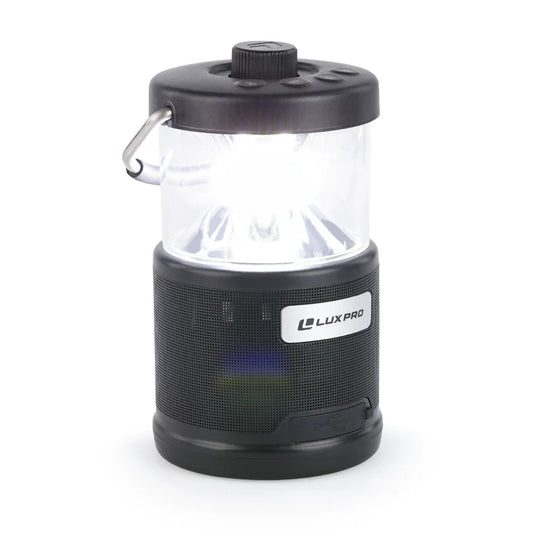 LUXPRO Rechargeable 572 Lumen Lantern with Bluetooth Speaker