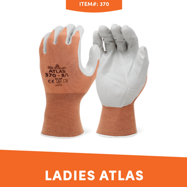 Ladies Atlas Nitrile Coated Gloves Large
