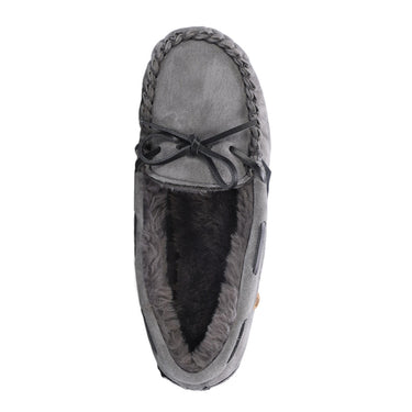 Lamo Hannah Women's Moccasin Slippers (Grey) Size 9