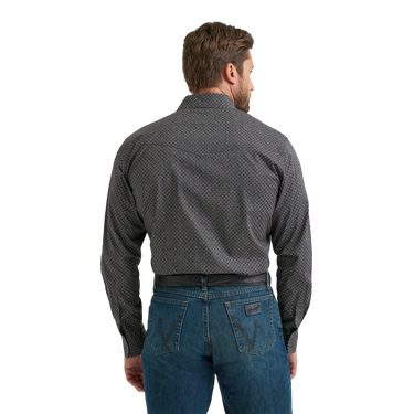 Wrangler Men's 20X Comfort Classic Shirt (Dark Shadow) Size XL