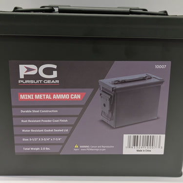 Pursuit Gear Mini Metal Ammo Can