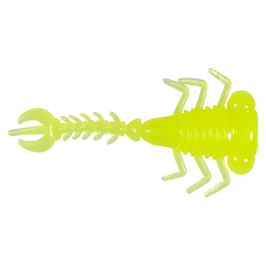 Z-Man Fishing LarvaZ™ 1.75" Soft Bait 8-Pack (Hot Charteuse)