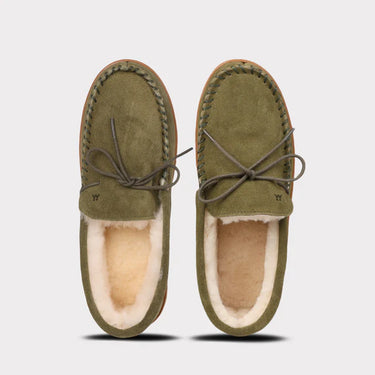 Mykos Theo Men's Slip-On Moccasin (Green/Gum) Size 12