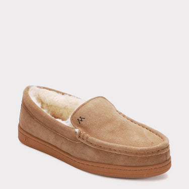 Mykos Harrison Moc Wide Men's Slip-On Moccasin (Chestnut) Size 11W