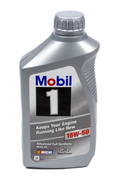 Mobil 1 15W-50 Synthetic Motor Oil (1 Qt)