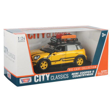 Mini Cooper Collection - Mini Cooper S Countryman With Roof Rack 1:24 Scale Diecast Vehicle