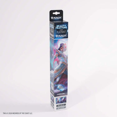 Liliana Reality Fracture Shiny Playmat in its retail tube packaging
